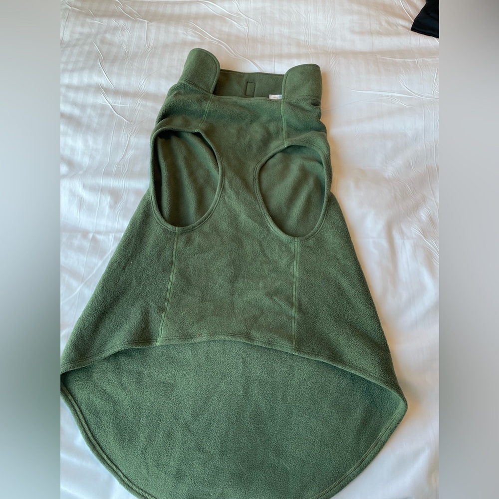 NEW RC pets- Green Fleece Dog Coat Vest